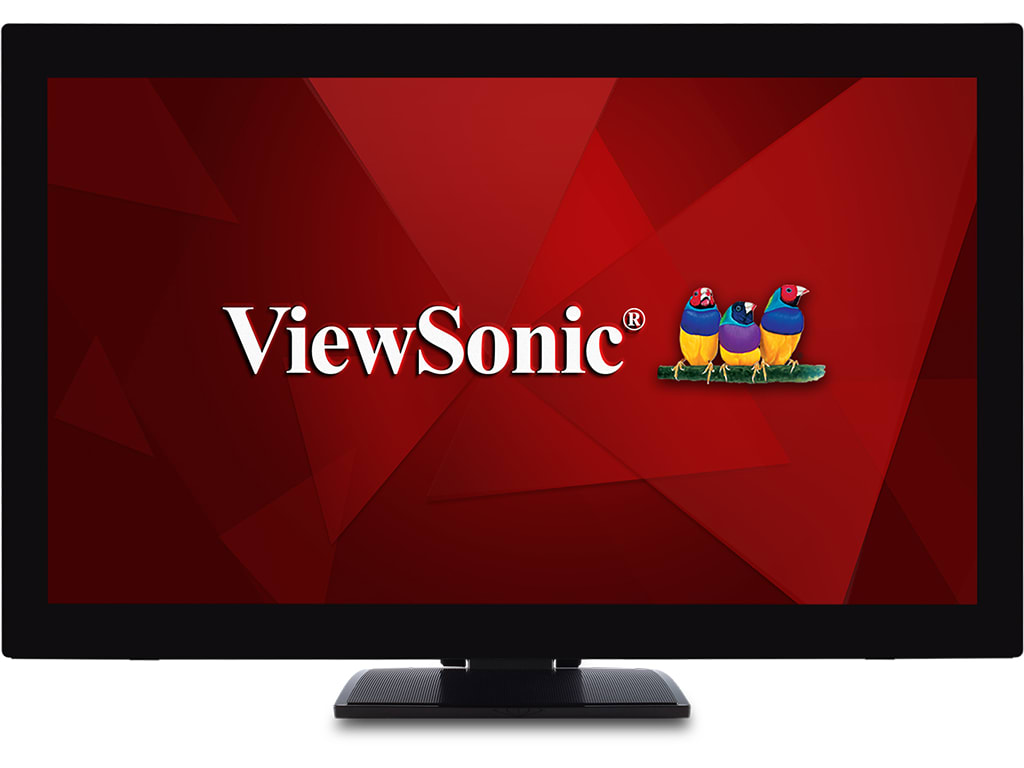 1_1714659370-1.jpg Viewsonic Monitor Touch Screen 27'' Full-HD HDMI/DisplayPort/VGA Speakers Ergonomic Stand TD2760 - Image 1