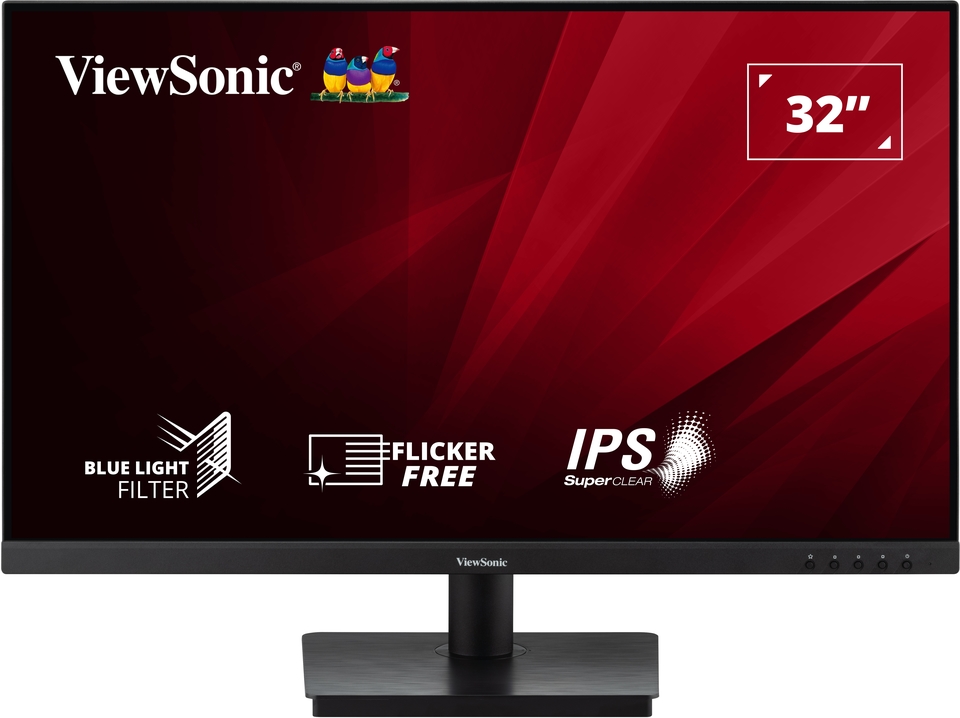 1_1756287194-1.jpg Viewsonic Monitor VA 32" 2K IPS 75Hz HDR10 with Dual HDMI/DisplayPort & Speakers VA3209-2K-MHD - Image 1