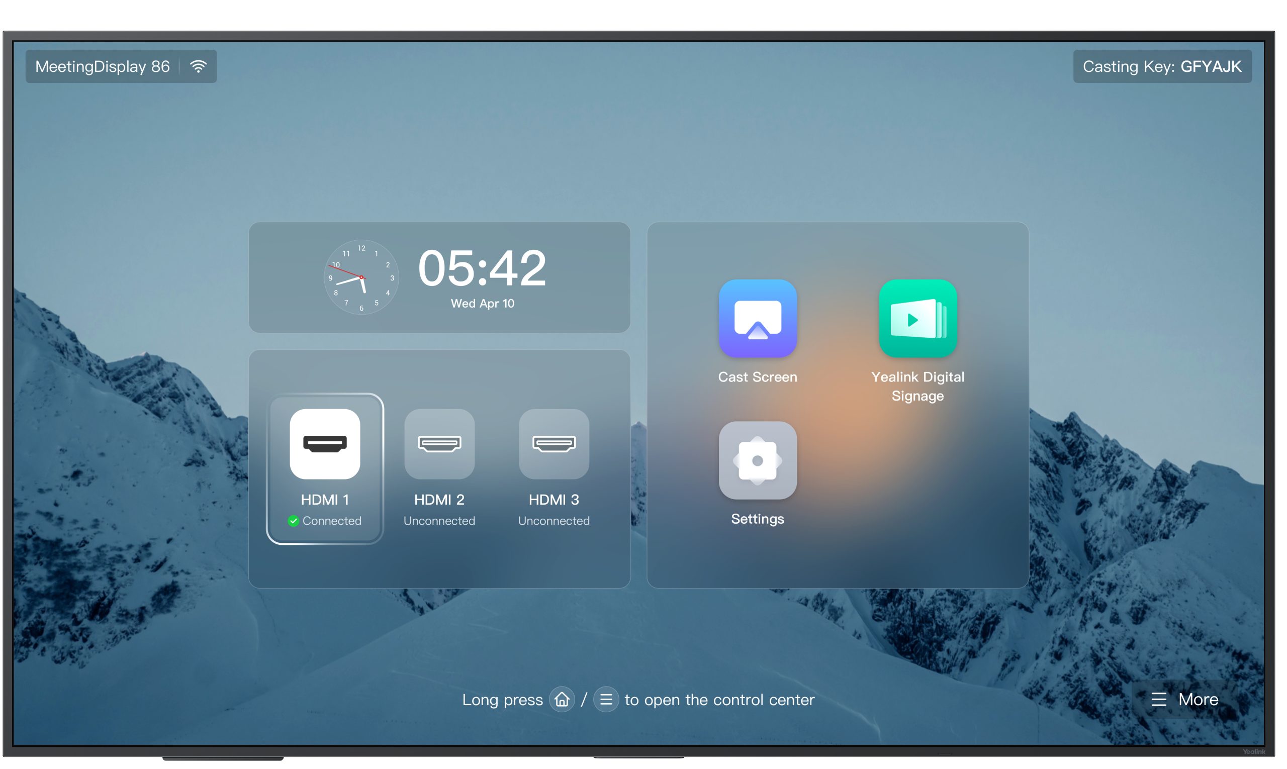 1_1757926055-1-scaled-1.jpg Yealink MD65 Meeting Display 65" Android 13 for MTR Bar/UVC - Image 1