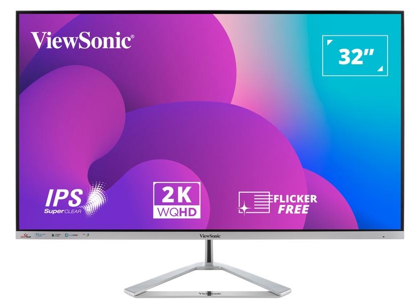 1_1762424651-1.jpg Viewsonic Monitor VX 32'' 2K IPS 75Hz Frameless/Speakers/DisplayPort/HDMI VX3276-2K-mhd-2 - Image 1
