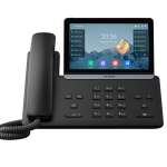 Yealink IP Phone Desktop PoE 7'' Gigabit, Color Touch Screen, USB, Expansion, Bluetooth & Wi-Fi T87W