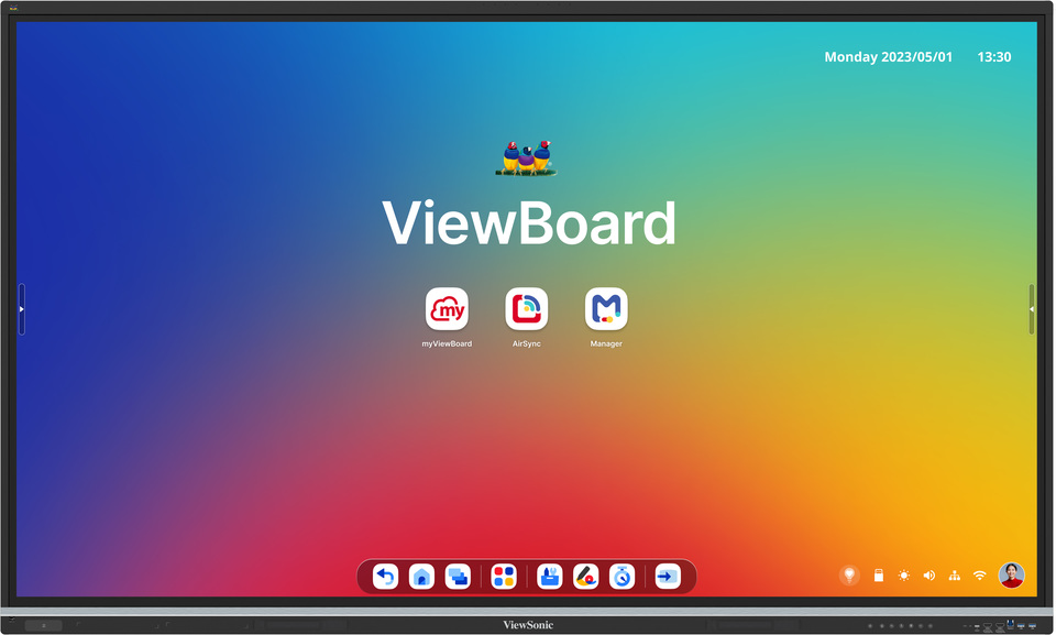 1_1773730684.jpg Viewsonic Viewboard Interactive Display Whiteboard 86" 4K Android EDLA 50-Point Touch 70W Speaker NFC IFP8651-3C - Image 1