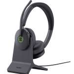 Yealink Headset Wireless Bluetooth 4-Mic NC Hybrid ANC with B/T Dongle & Charging Stand BH74 Dual Teams