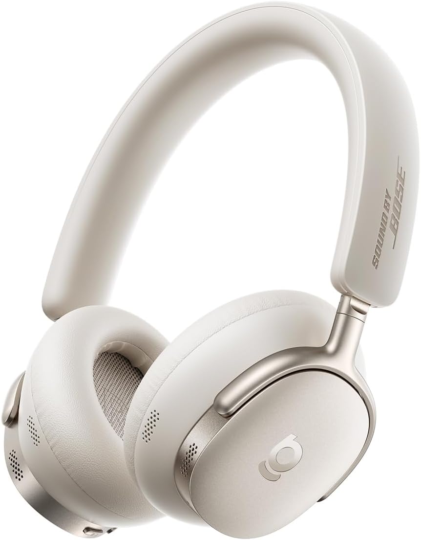 51T-BOmQl4L._AC_SL1500_-1.jpg Baseus Headphones Over Ear, ANC, Dolby Audio, Hi-Res Audio, 100H Playtime, Inspire XH1 By BOSE White - Image 1