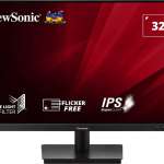 Viewsonic Monitor VA 32" Full-HD IPS 75Hz HDMI/VGA & Speakers VA3209-MH