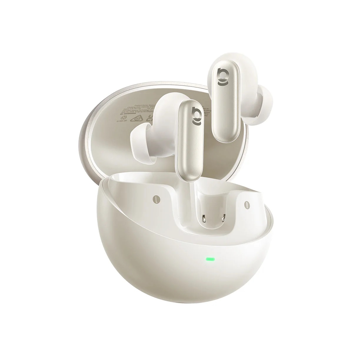 Baseus_Inspire_XP1_True_Wireless_Earbuds__White_7_e6b0c538-c41e-4f43-b0b4-df845e6e361f_1200x-1.jpg Baseus Headphones In Ear TWS, ANC, Dolby Audio, 45H Playtime, Inspire XP1 By BOSE White - Image 1