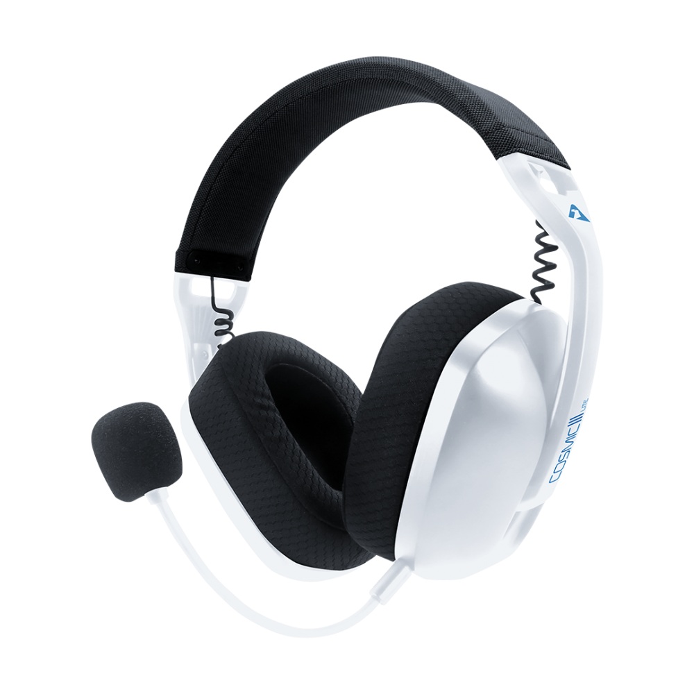 Cosmic-III-Lite_White01-1000x1000-2.jpg Armaggeddon COSMIC-III LITE Gaming Headset USB+3.5mm+2.4G+BT Fabric White - Image 1