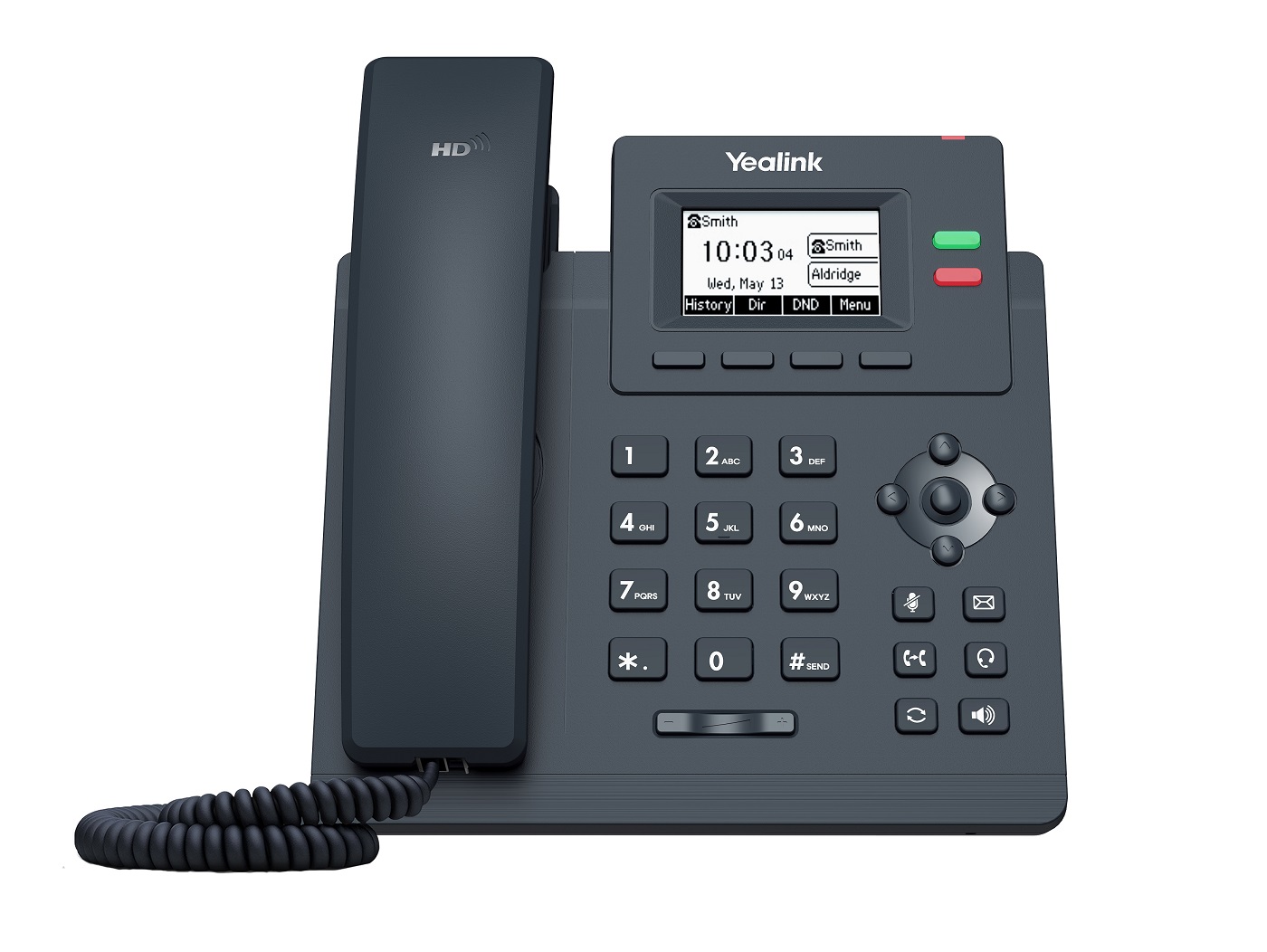 T31-front-2.jpg Yealink IP Phone Desktop PoE 2.3'' Gigabit T31G - Image 1