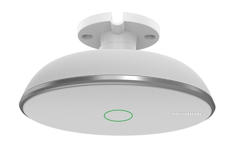 VCM38.jpg Yealink Conferencing Microphone Wired Ceiling PoE 360° 8m Voice Pickup for UVC84, MeetingBarA20/A30 VCM38 - Image 1