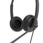 Yealink Headset Wired Analog RJ9 QD with Noice Cancelling for IP Phone YHS34 Dual